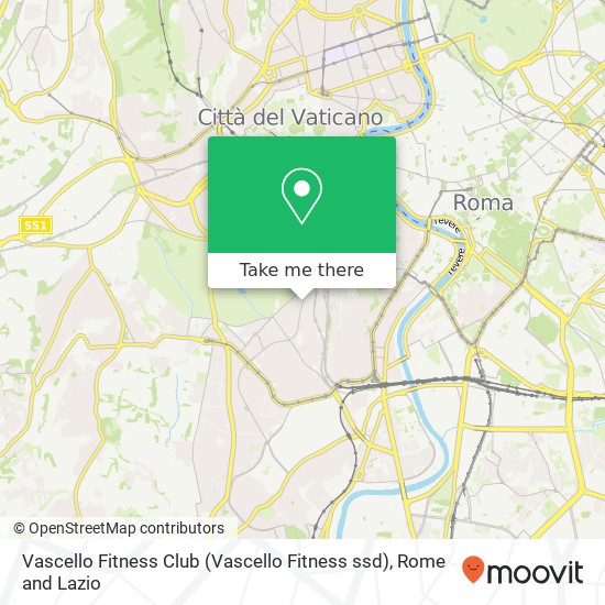 Vascello Fitness Club (Vascello Fitness ssd) map