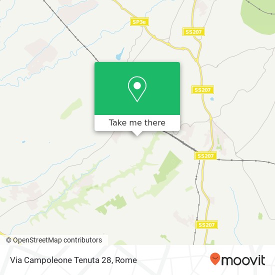 Via Campoleone Tenuta 28 map