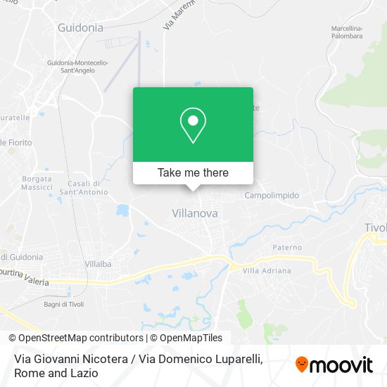 Via Giovanni Nicotera / Via Domenico Luparelli map