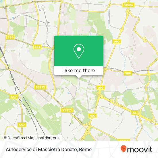 Autoservice di Masciotra Donato map