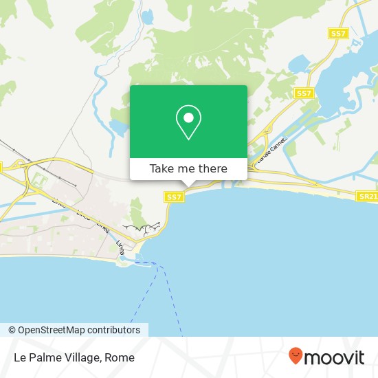 Le Palme Village map