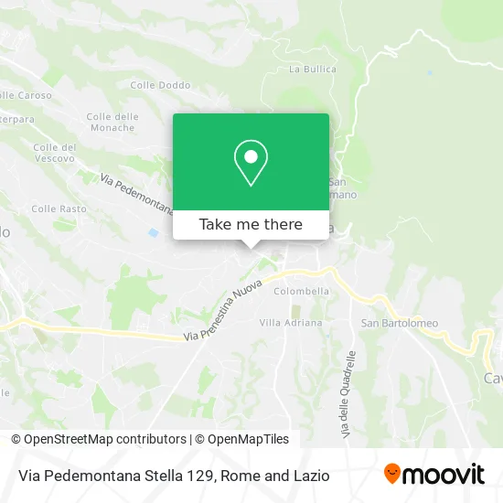 Via Pedemontana Stella 129 map