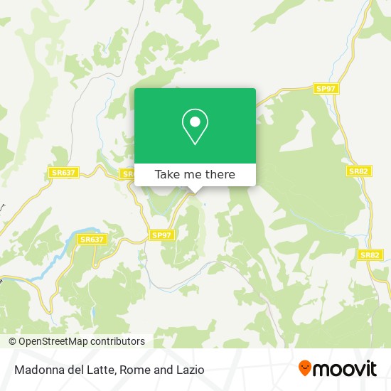 Madonna del Latte map