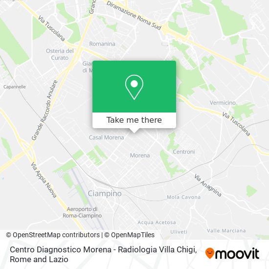 Centro Diagnostico Morena - Radiologia Villa Chigi map