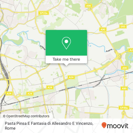 Pasta Pinsa E Fantasia di Allesandro E Vincenzo map