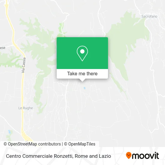 Ronzetti Shopping Center map