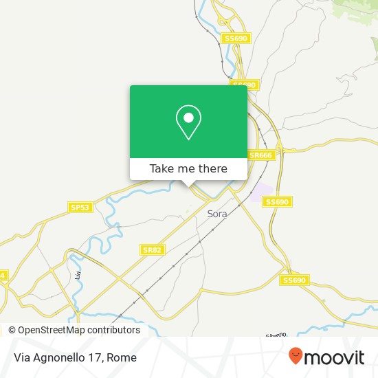 Via Agnonello 17 map