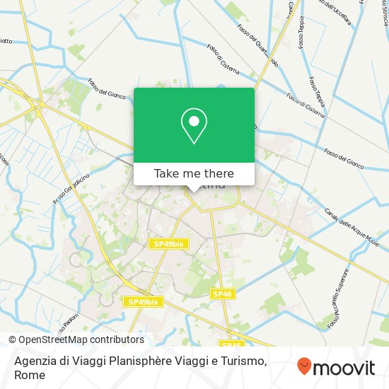 Agenzia di Viaggi Planisphère Viaggi e Turismo map