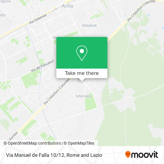 Via Manuel de Falla 10/12 map