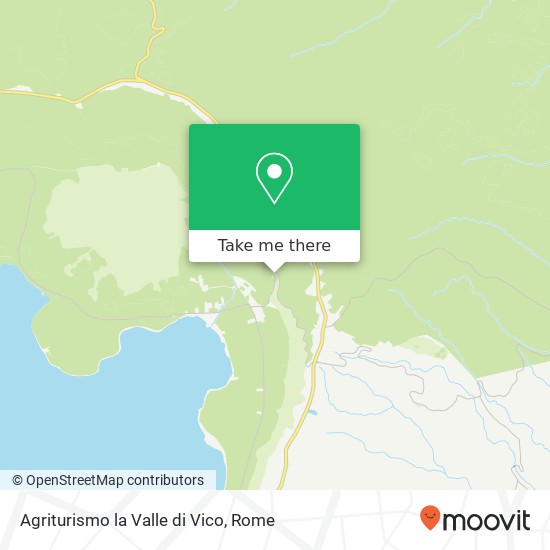 Agriturismo la Valle di Vico map