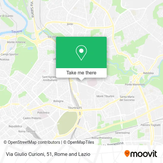 Giulio Curioni Street 51 map