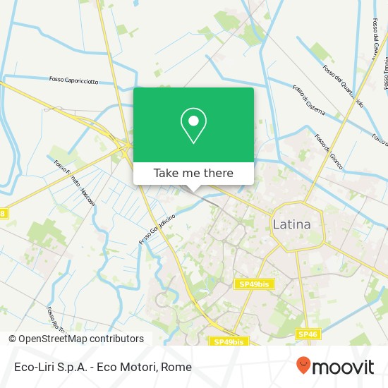 Eco-Liri S.p.A. - Eco Motori map