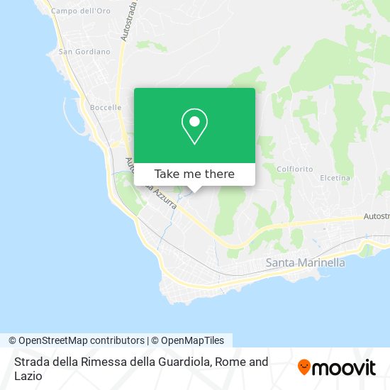 Strada della Rimessa della Guardiola map