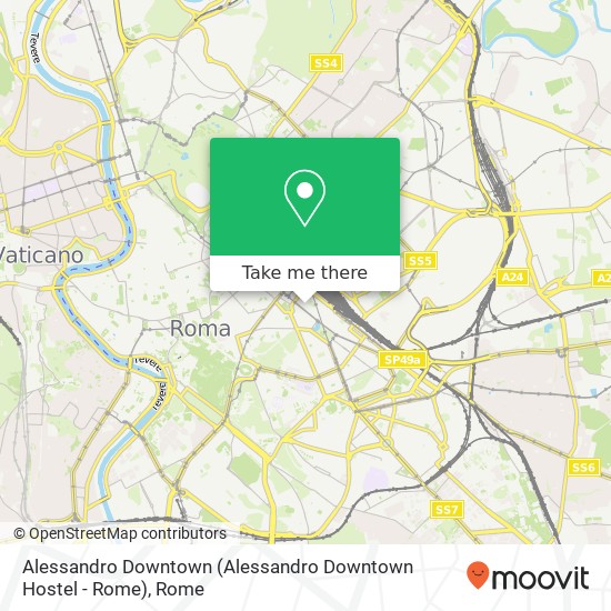 Alessandro Downtown (Alessandro Downtown Hostel - Rome) map