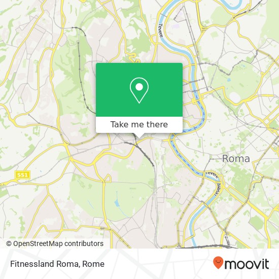 Fitnessland Roma map