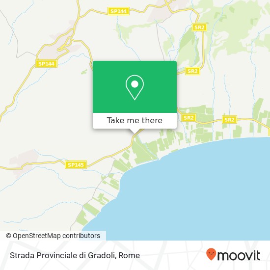 Strada Provinciale di Gradoli map