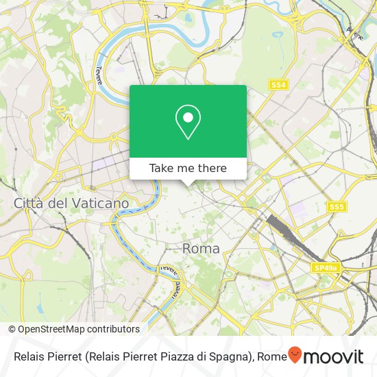 Relais Pierret (Relais Pierret Piazza di Spagna) map