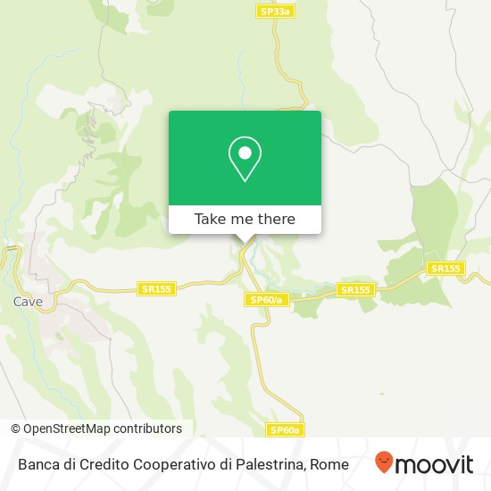 Banca di Credito Cooperativo di Palestrina map