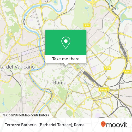 Terrazza Barberini (Barberini Terrace) map