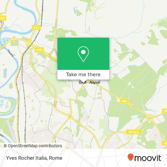 Yves Rocher Italia map