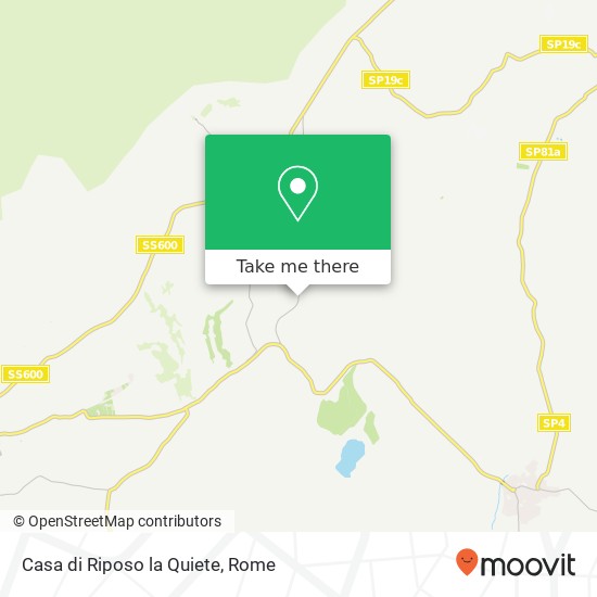 Casa di Riposo la Quiete map