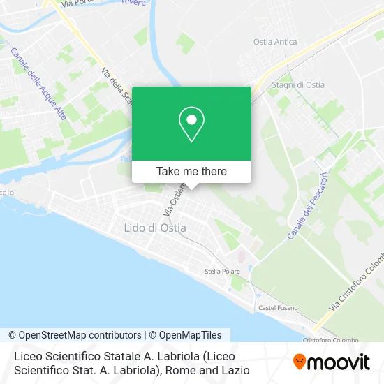 A. Labriola State Scientific High School map