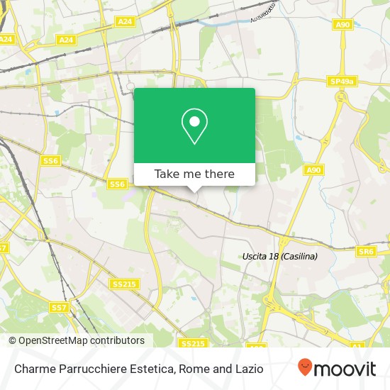 Charme Parrucchiere Estetica map