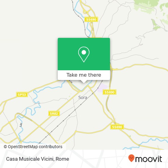 Casa Musicale Vicini map