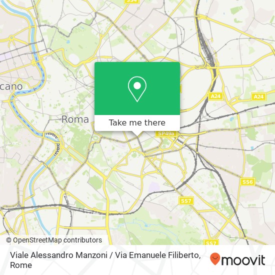 Viale Alessandro Manzoni / Via Emanuele Filiberto map