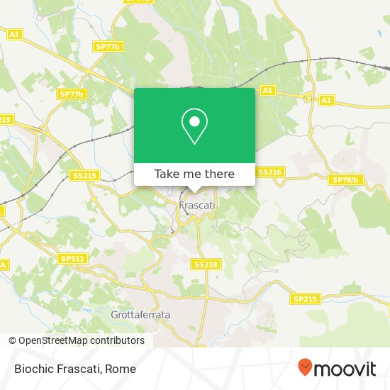 Biochic Frascati map