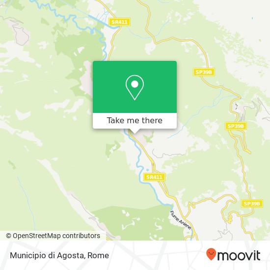 Municipio di Agosta map