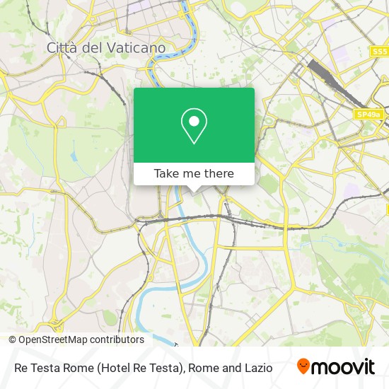 Re Testa Rome (Hotel Re Testa) map