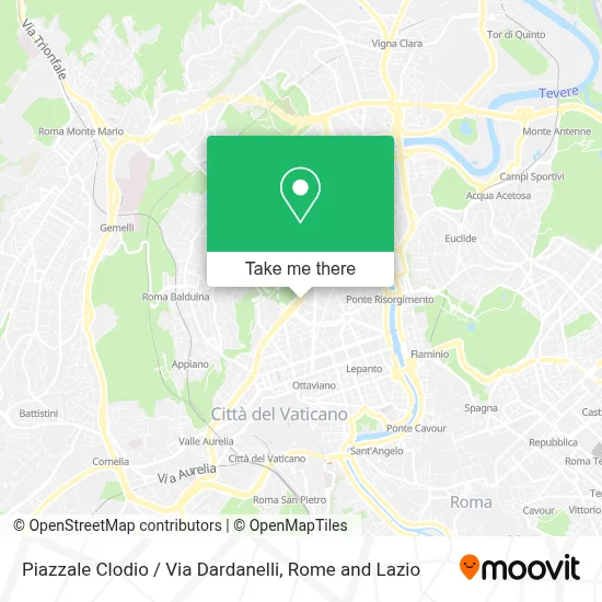 Piazzale Clodio / Via Dardanelli map