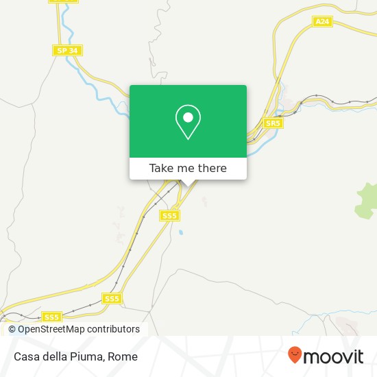 Casa della Piuma map