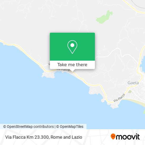 Via Flacca Km 23.300 map
