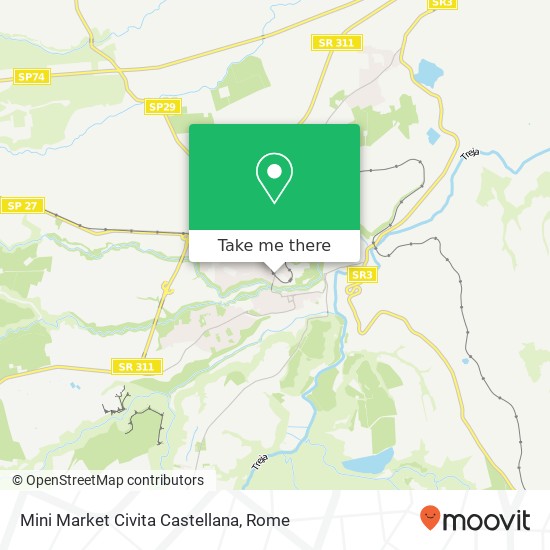Mini Market Civita Castellana map