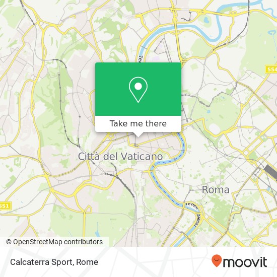 Calcaterra Sport map