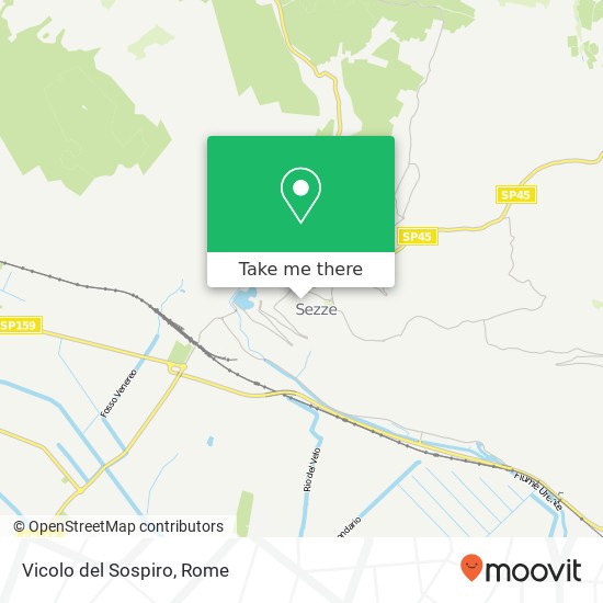 Vicolo del Sospiro map