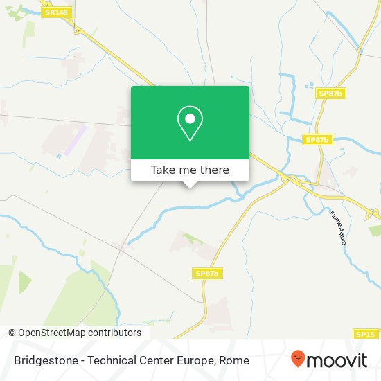 Bridgestone - Technical Center Europe map