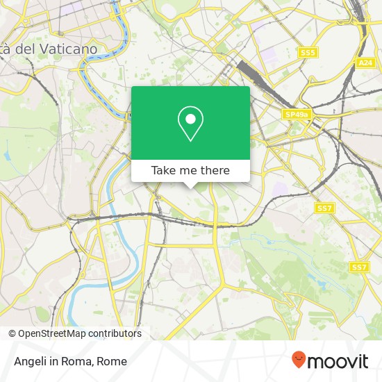 Angeli in Roma map