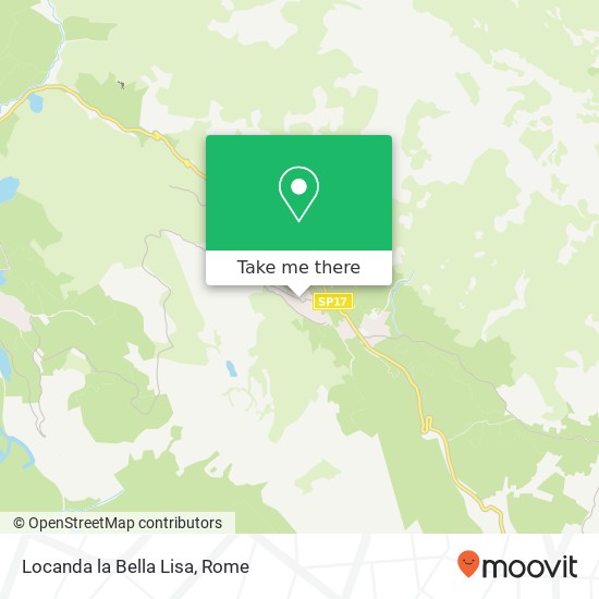 Locanda la Bella Lisa map