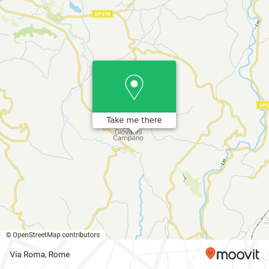 Via Roma map