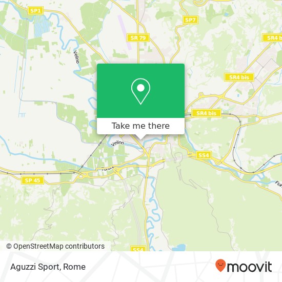 Aguzzi Sport map