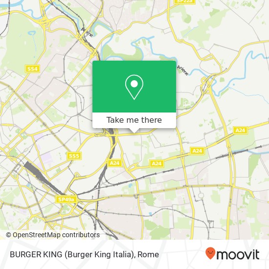 BURGER KING (Burger King Italia) map