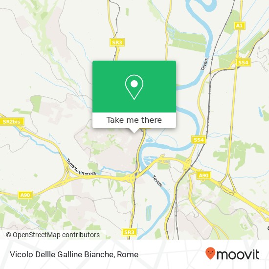 Vicolo Dellle Galline Bianche map