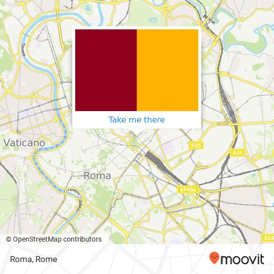 Roma map