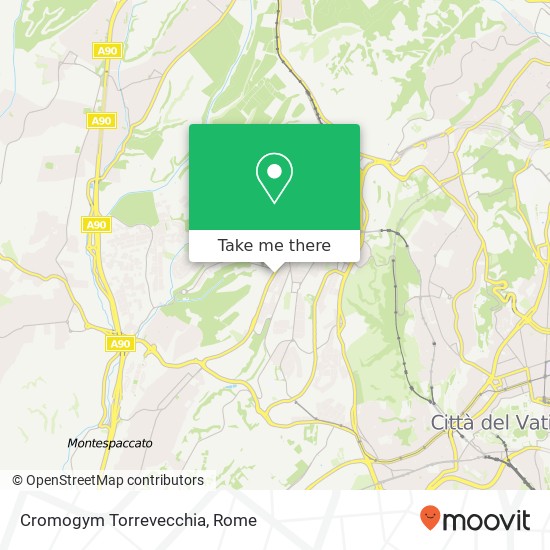 Cromogym Torrevecchia map