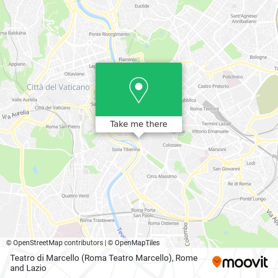 Teatro di Marcello (Roma Teatro Marcello) map