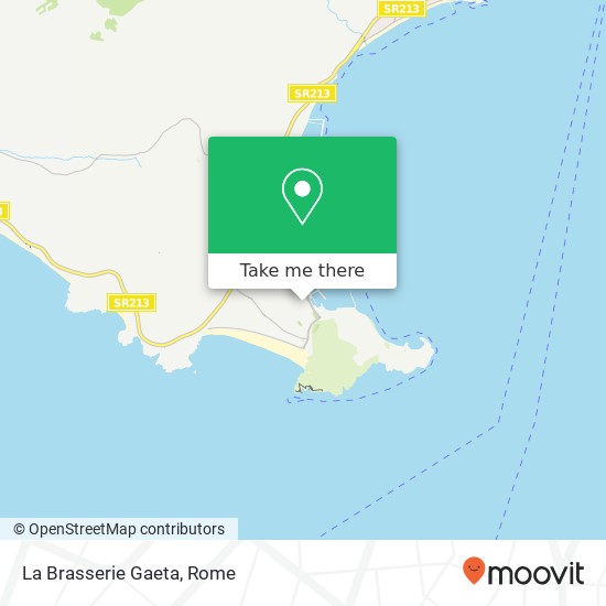 La Brasserie Gaeta map