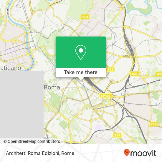 Architetti Roma Edizioni map